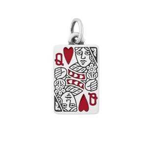 Authentic James Avery Queen of Hearts Sterling Silver Charm